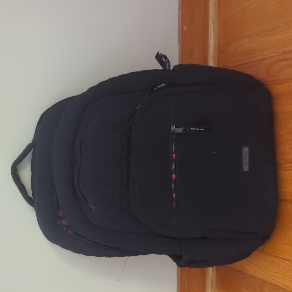 Gently used college vera Bradley backpack with computer pocket